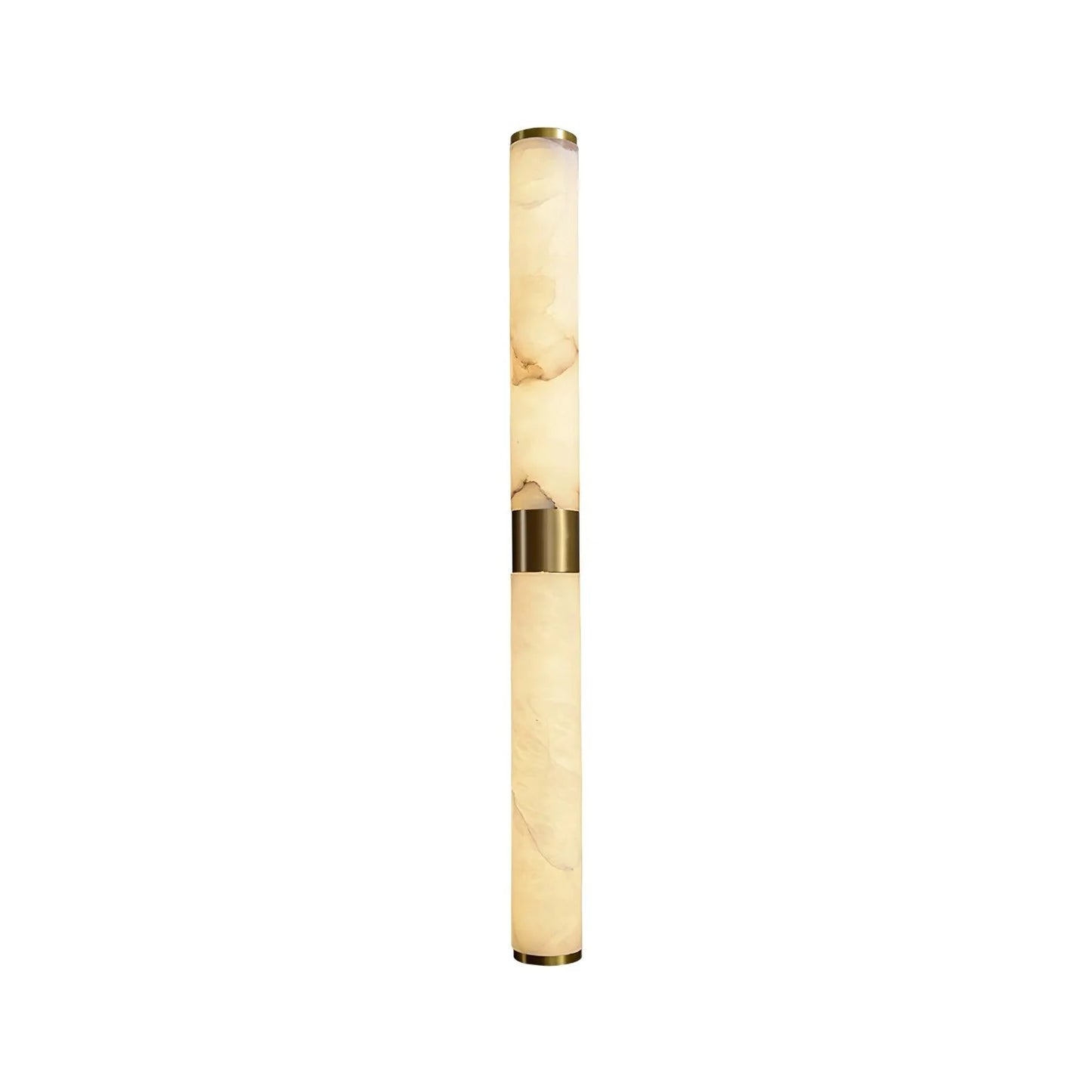 Alabaster Cylindrical Line Wall Light