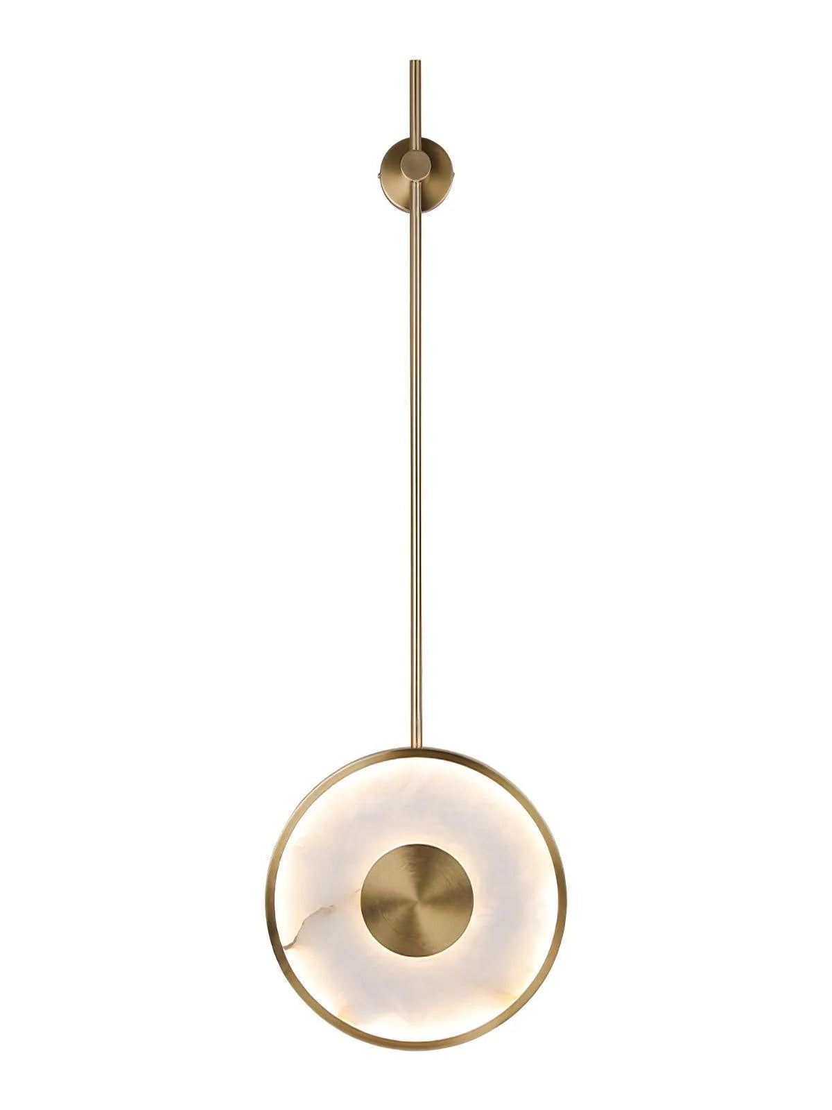 Alabaster Modern Round Strip Wall Lamp