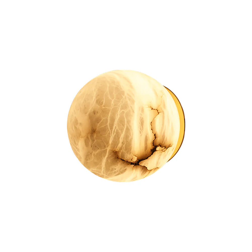 Orb Alabaster Wall Lamp