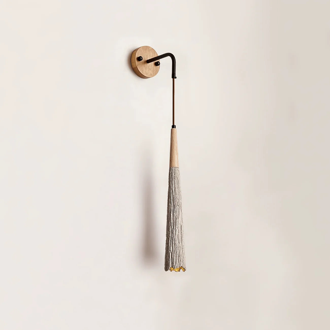 Cement Vintage Wood Wall Lamp