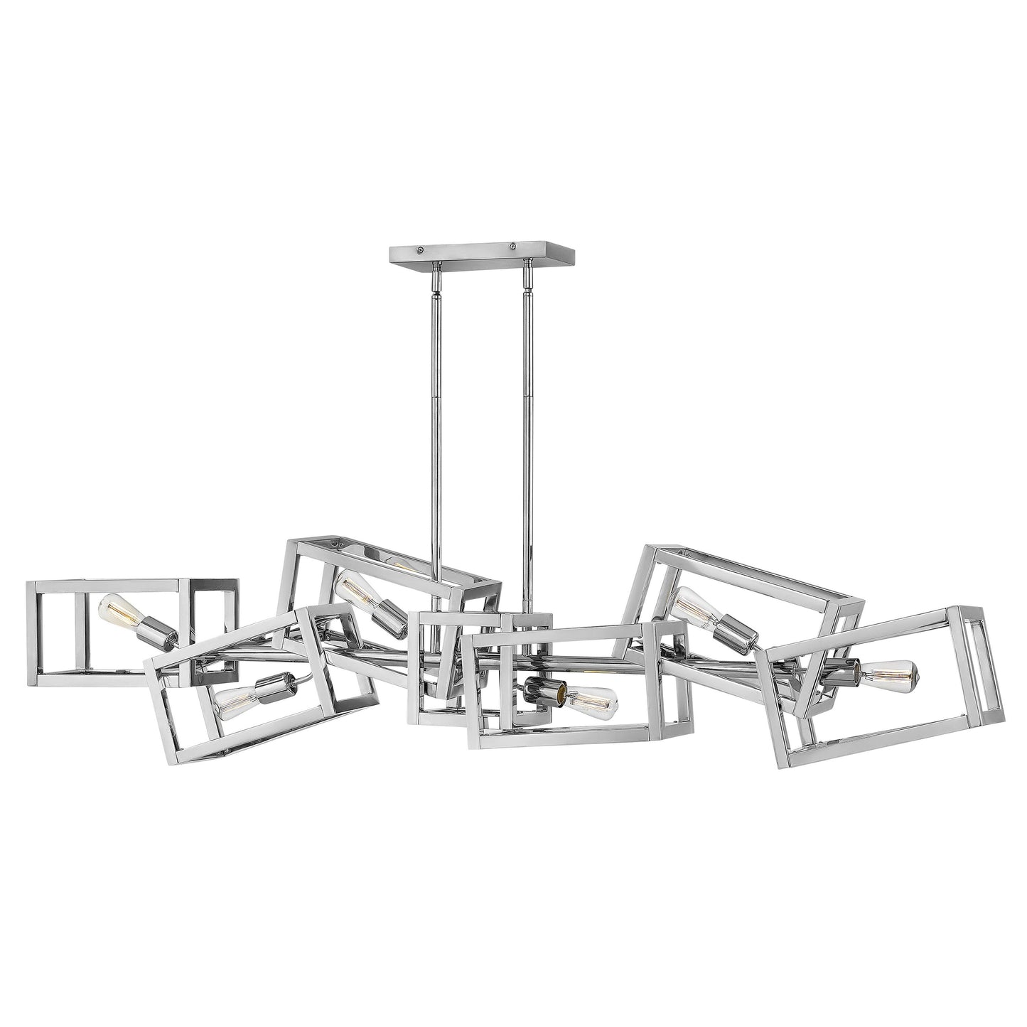 Ensemble Stem Hung Linear Chandelier