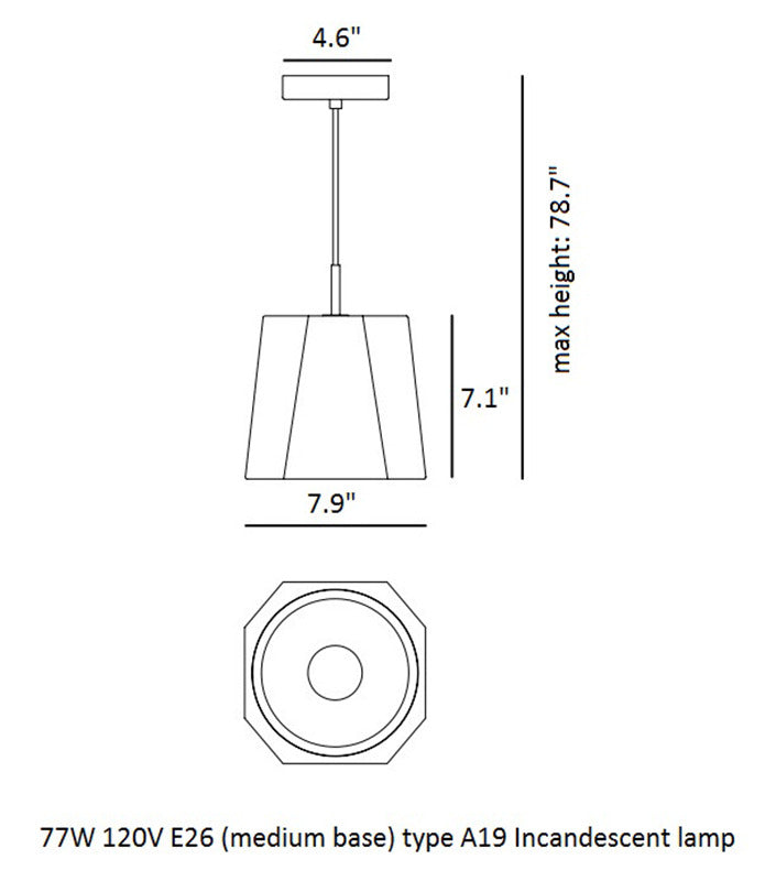 Castle Rock Pendant Light