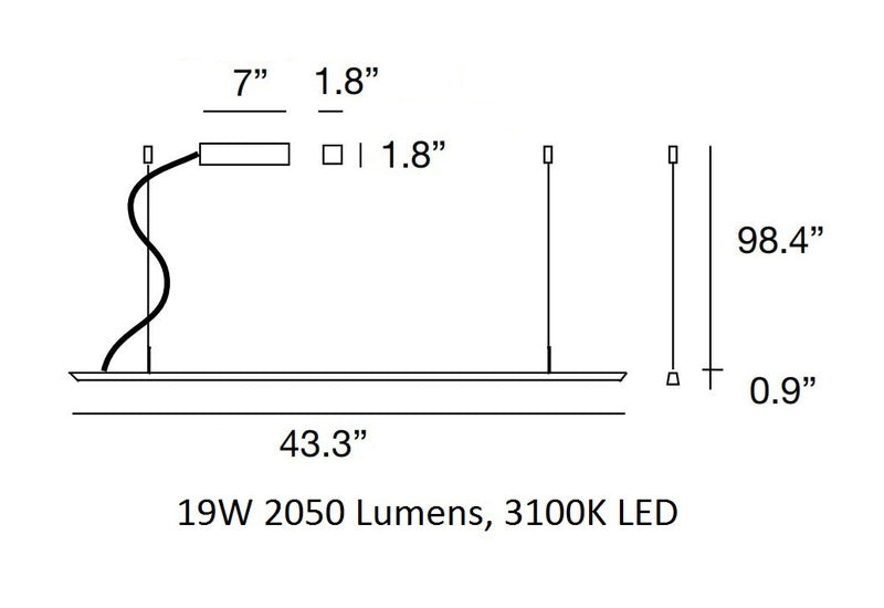 Lineal Pendant Light