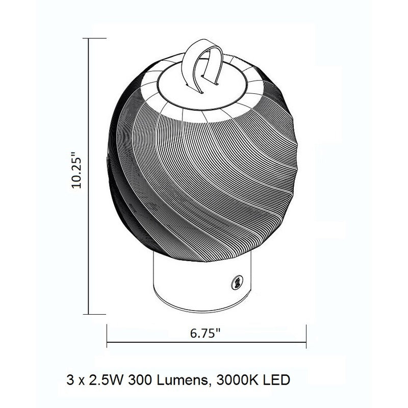 Ice Cream Rechargeable Table Lamp