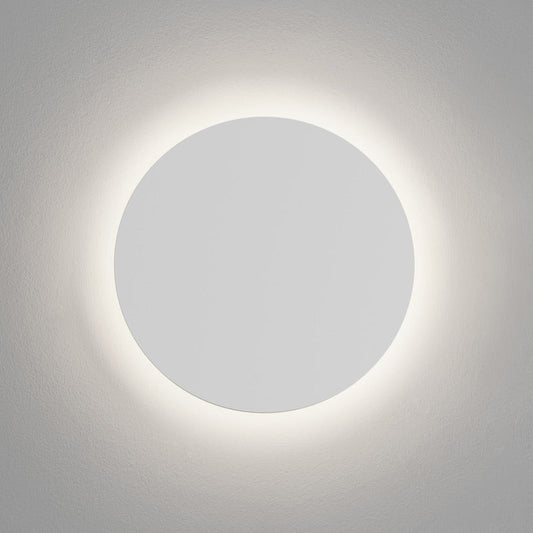 Small: 9.8 in width Eclipse Round LED Wall Sconce OPEN BOX