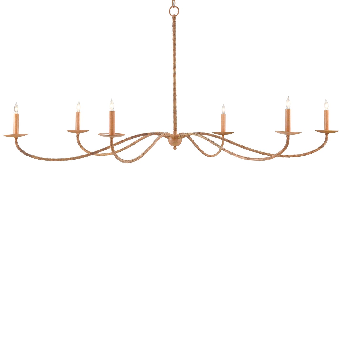 Saxon Rattan Chandelier