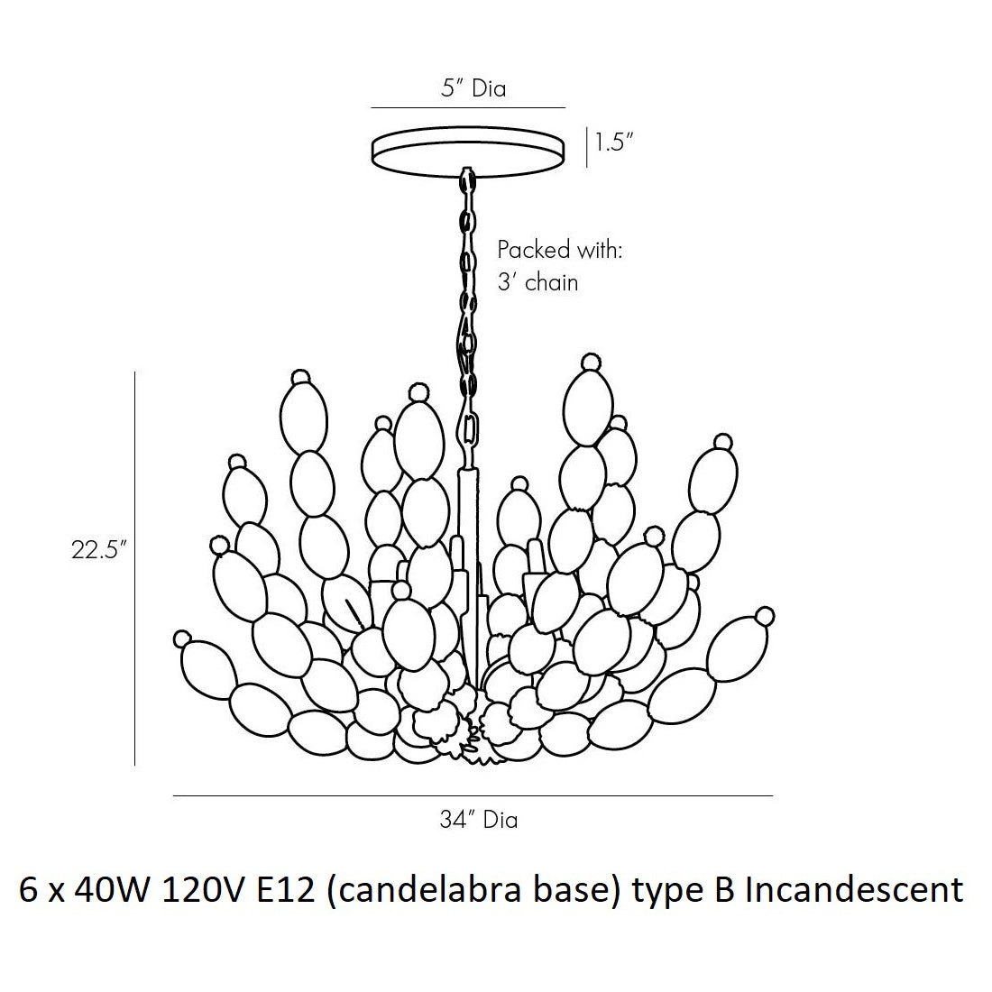 Indi Chandelier