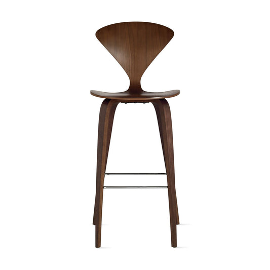Bar Stool with Wood Base