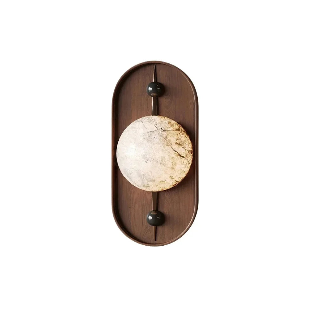 Alabaster Bezel Wall Lamp