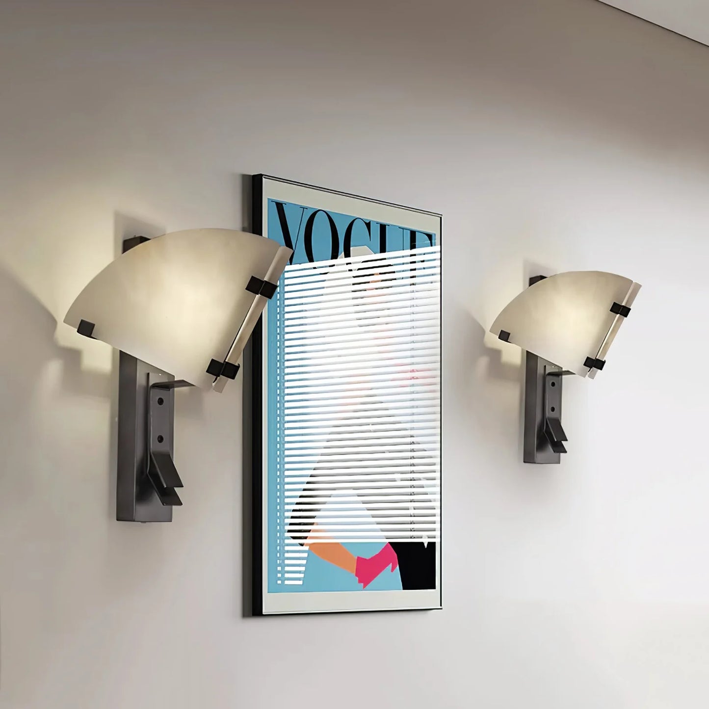 Alabaster Dione Wall Light