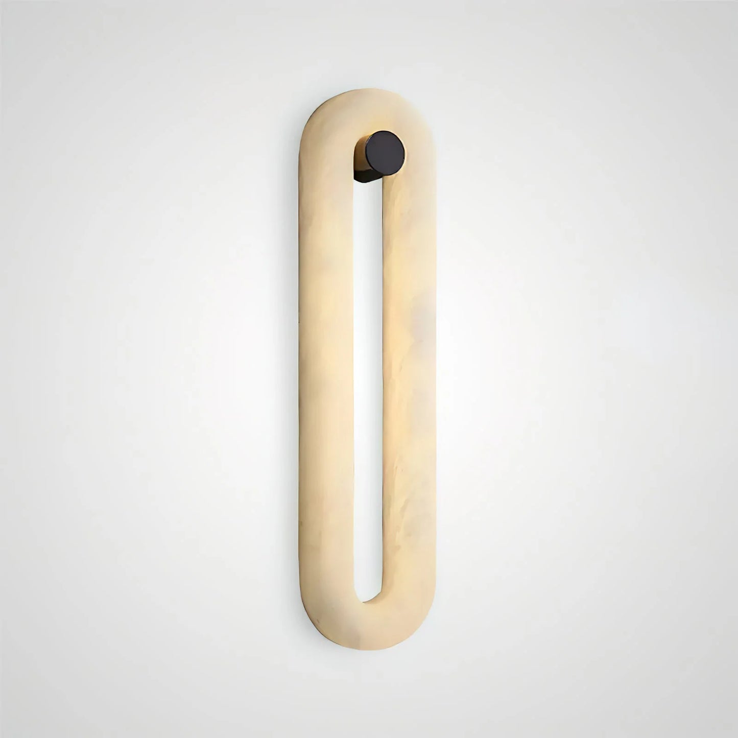 Alabaster Fader Elliptical Wall Lamp