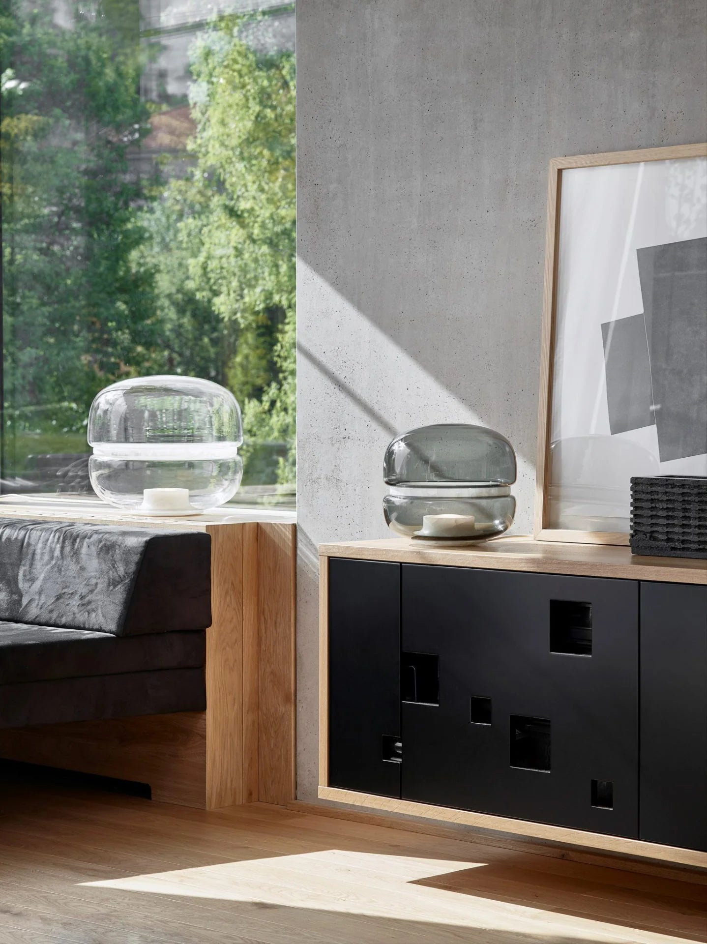 Alabaster Glass Table Lamp
