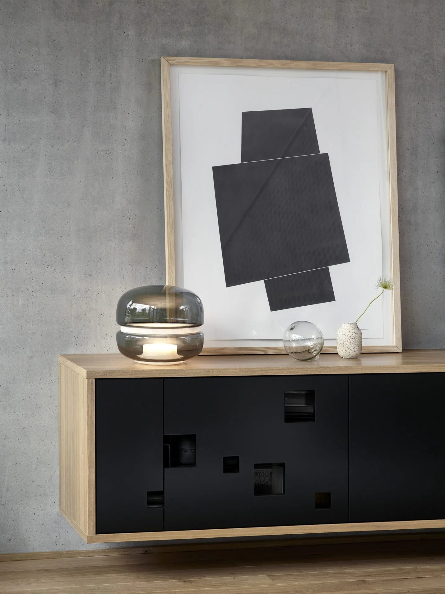 Alabaster Glass Table Lamp