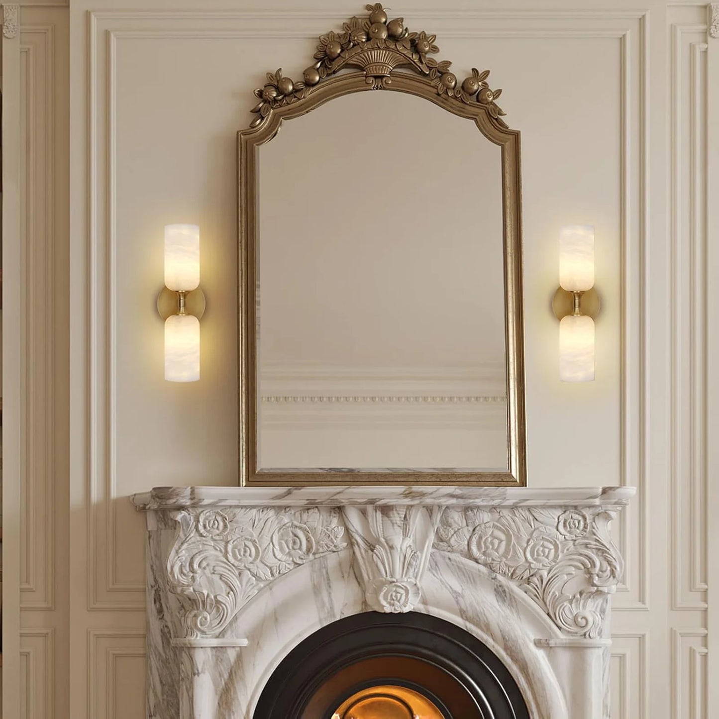 Alabaster Monty Linear Wall Sconce