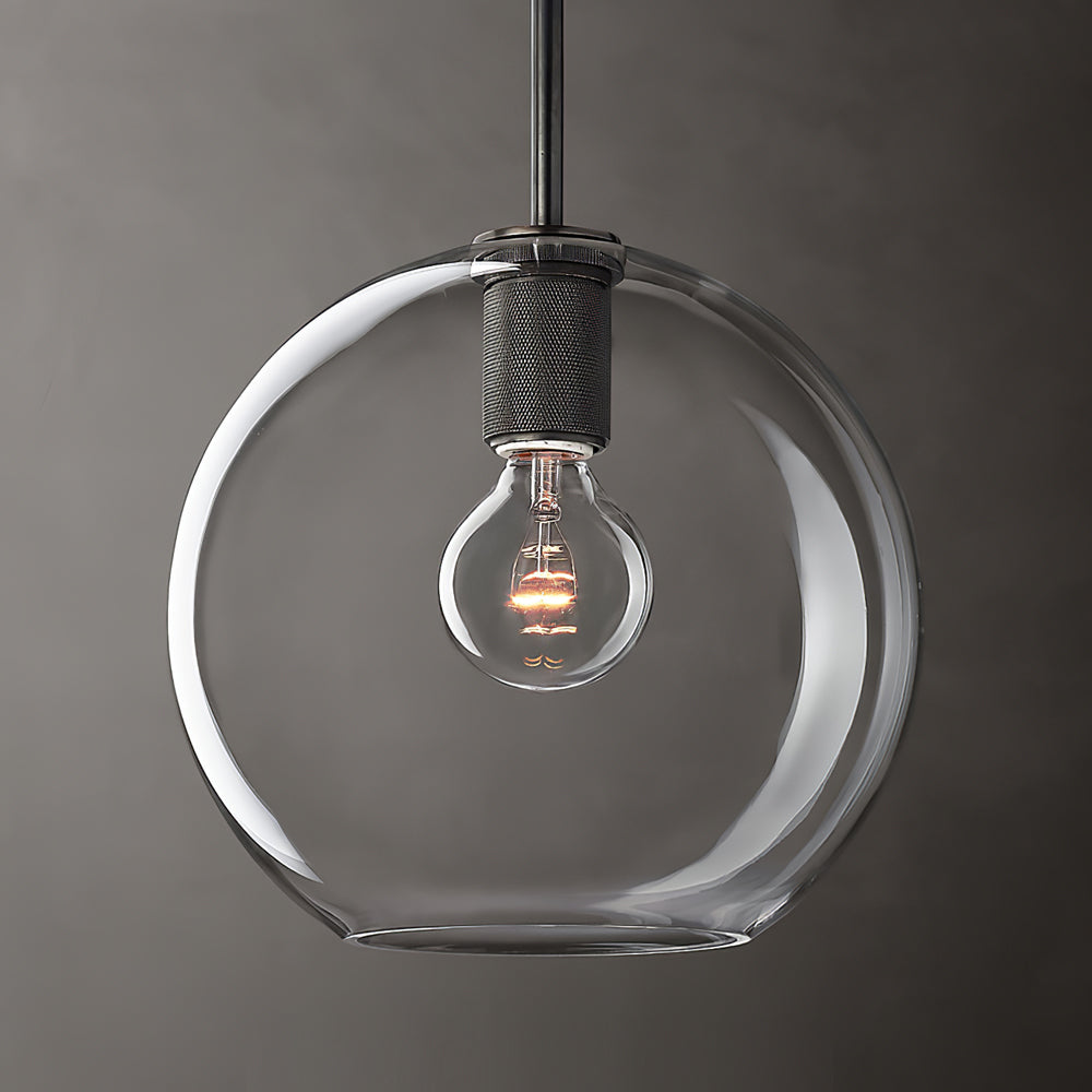 Armed Brass Pendant Lamp