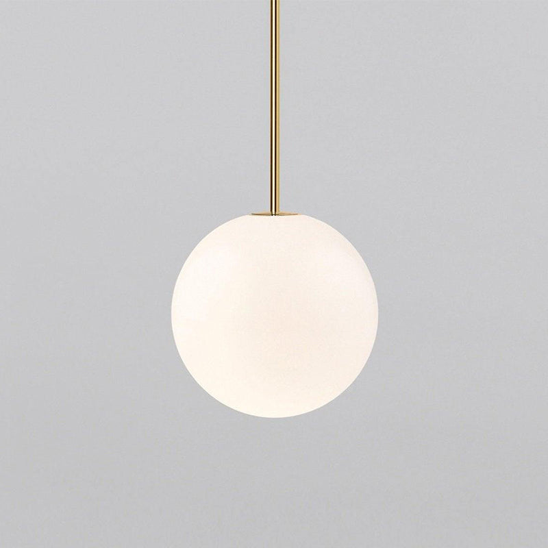 Brass Architectural Pendant Light
