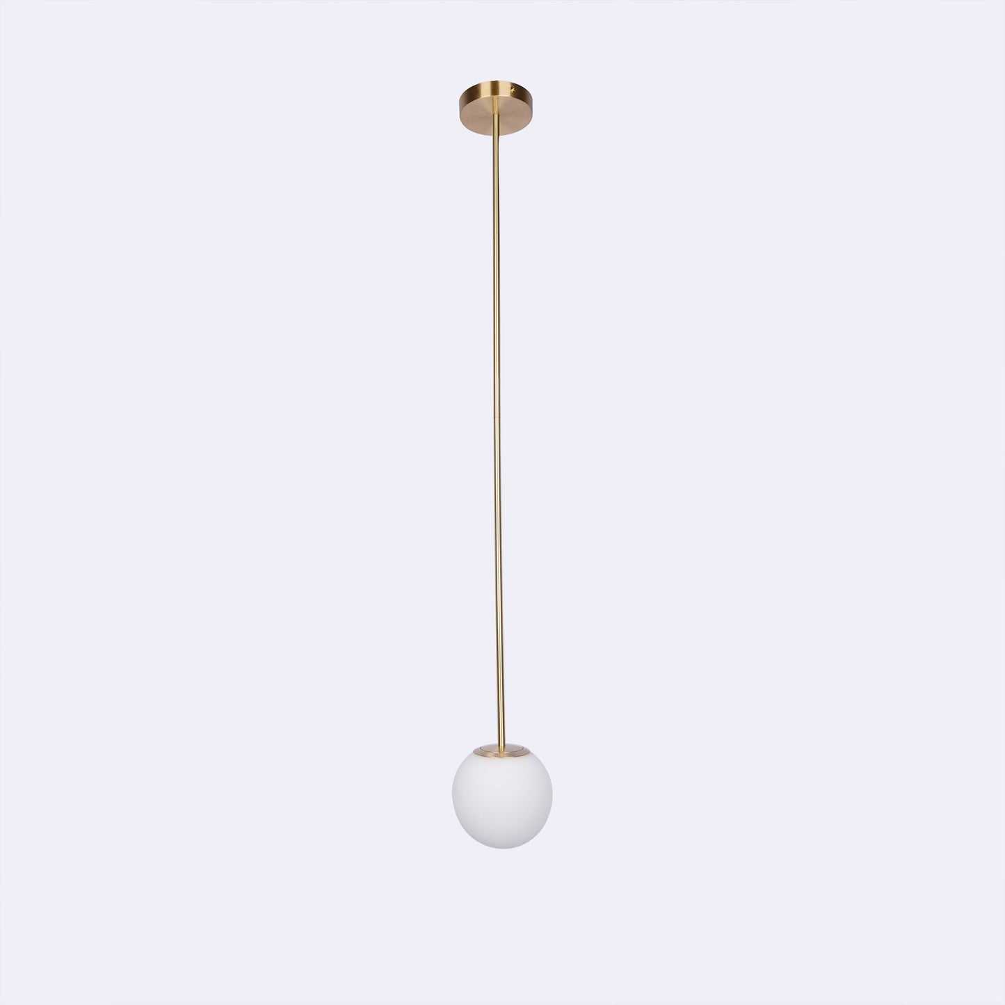 Brass Architectural Pendant Light