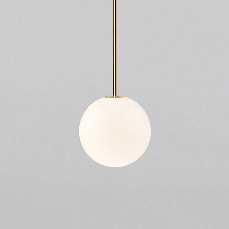 Brass Architectural Pendant Light