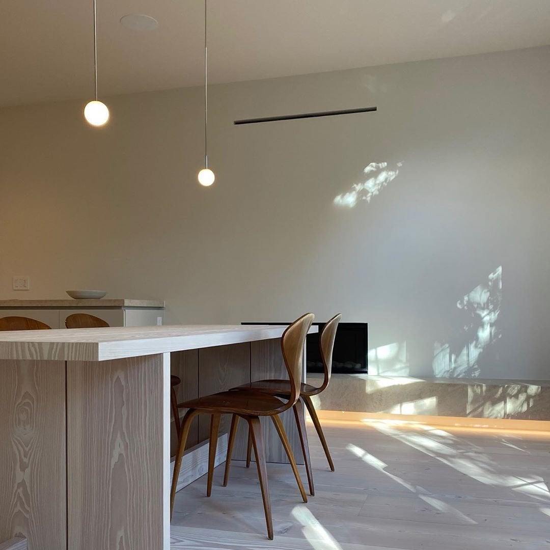 Brass Architectural Pendant Light