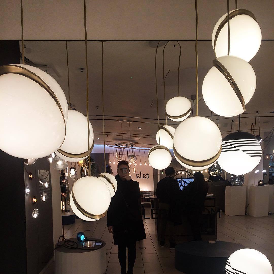 Crescent Pendant Light