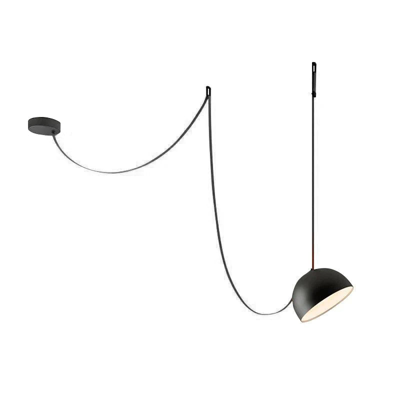 Light Rail Semispheres Canvas Pendant Lamp