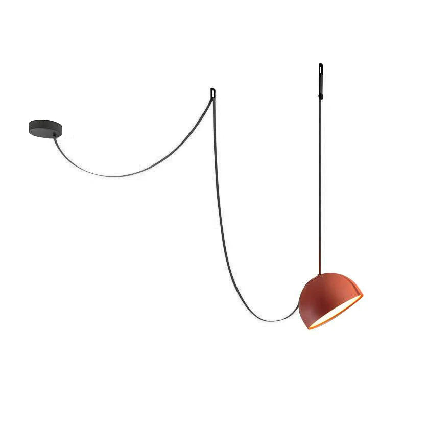 Light Rail Semispheres Canvas Pendant Lamp