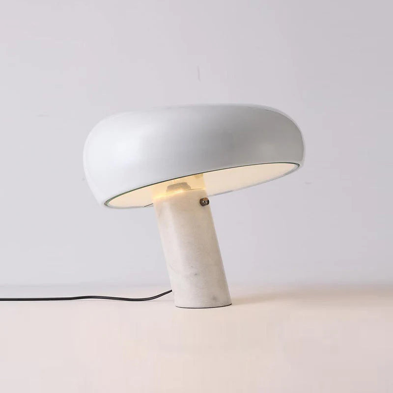 Marble Snoopy Glass Table Lamp