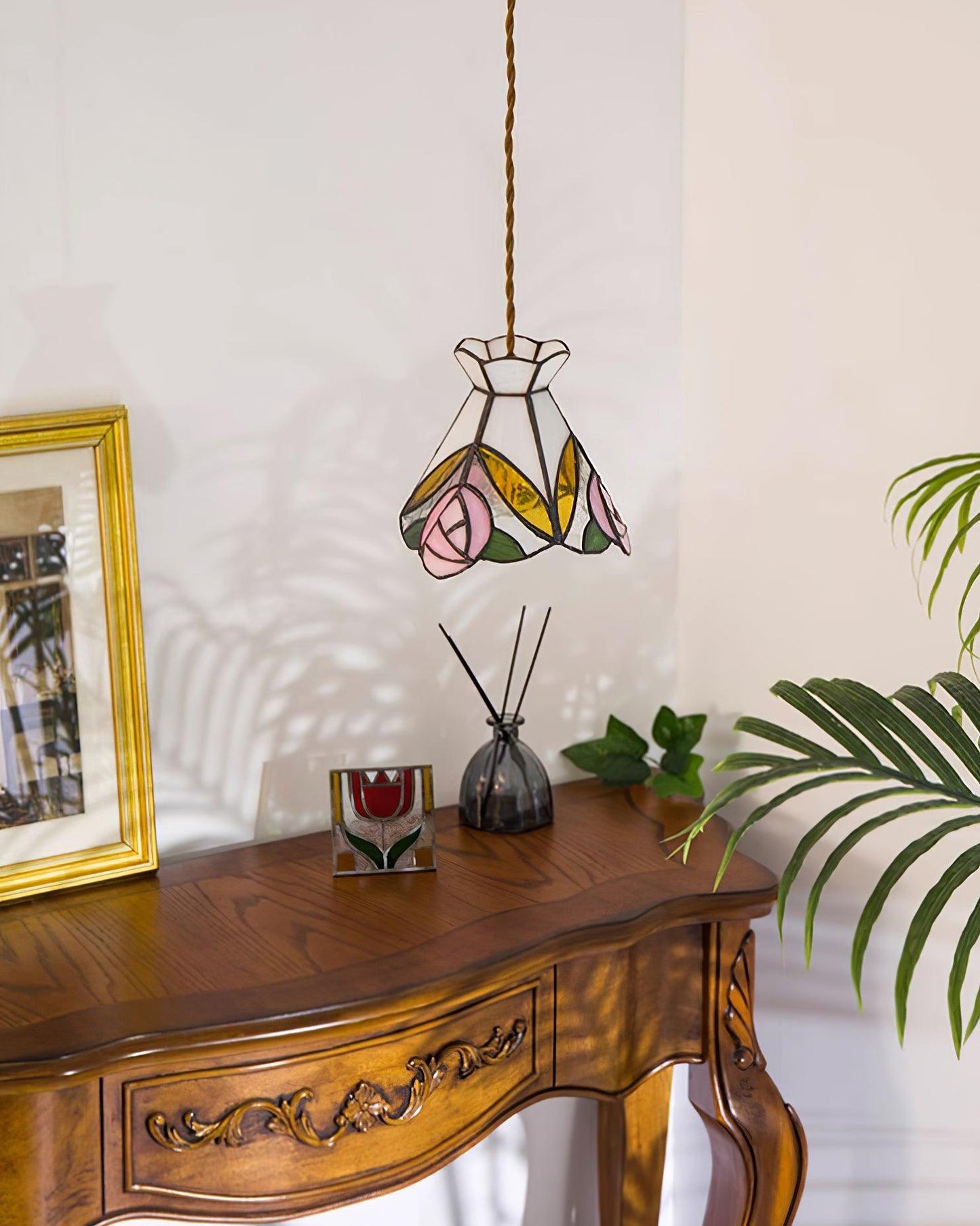 Rosebud Tiffany Pendant Lamp