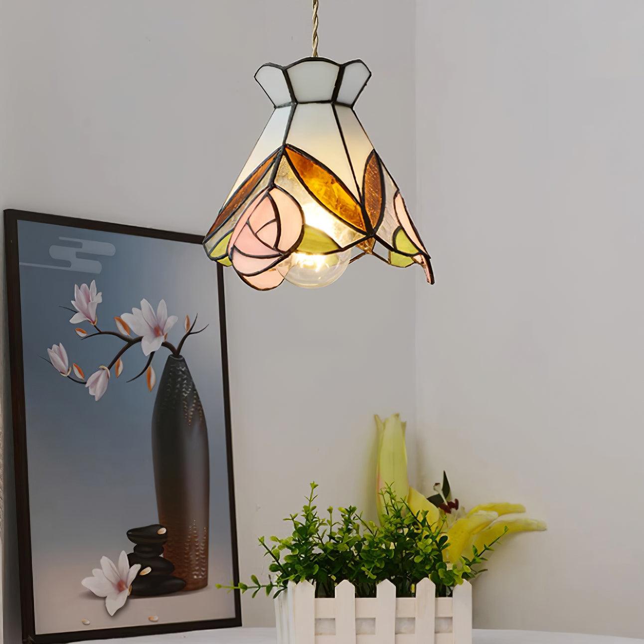 Rosebud Tiffany Pendant Lamp