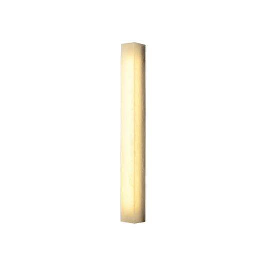 Modern Alabaster Rectangle Wall Sconce