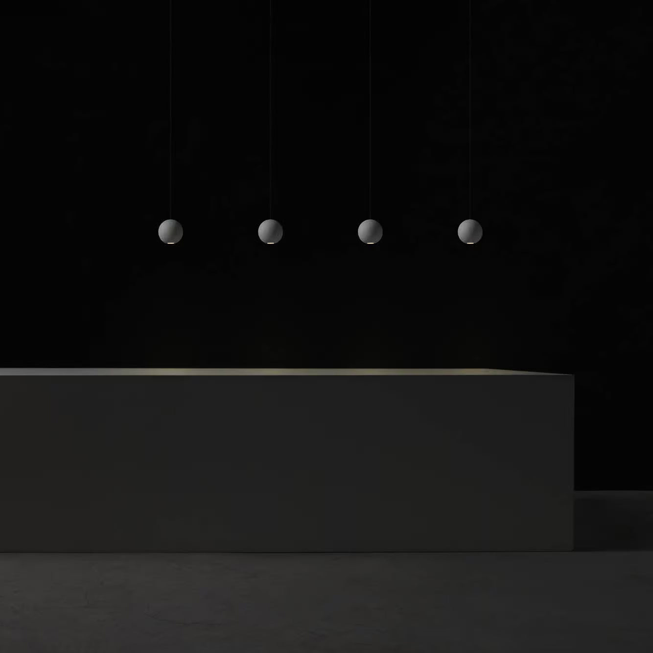 Moon Cement Pendant Lamp