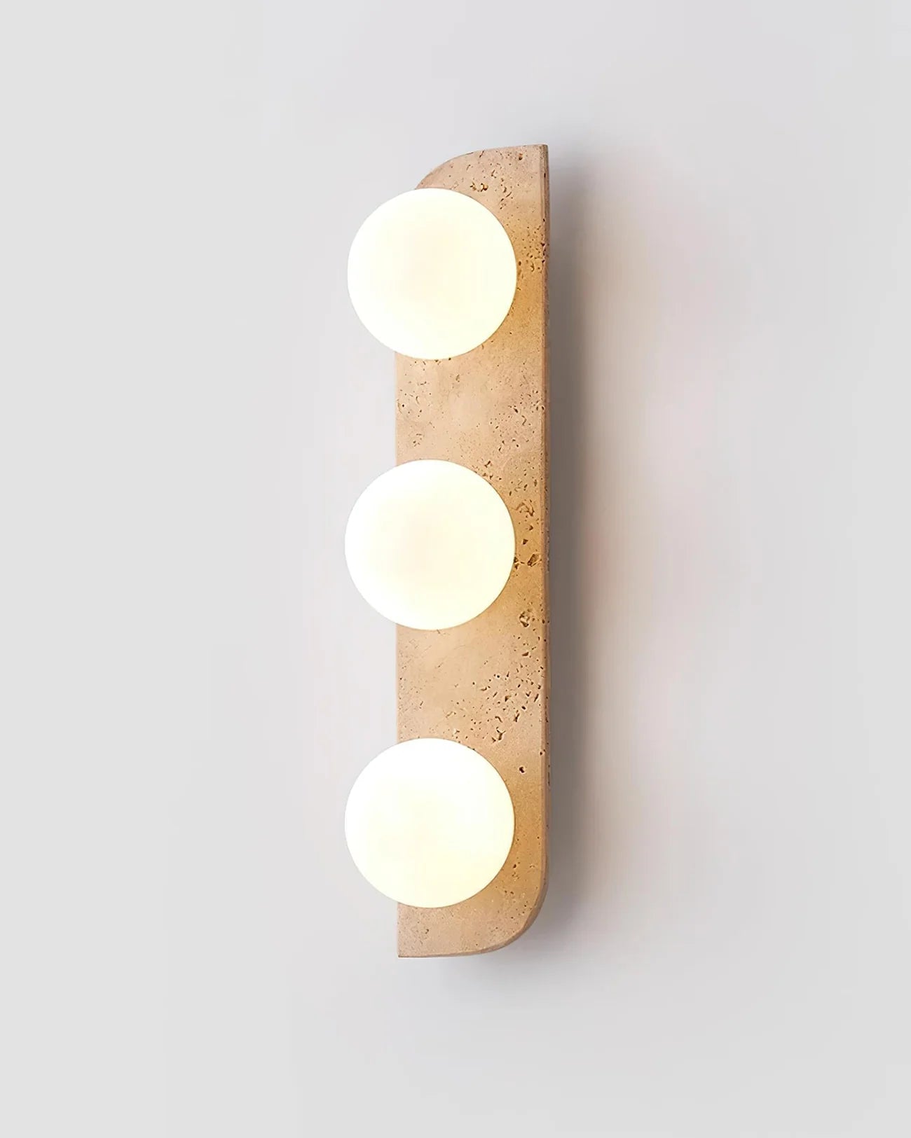 Neptune Travertine Wall Lamp