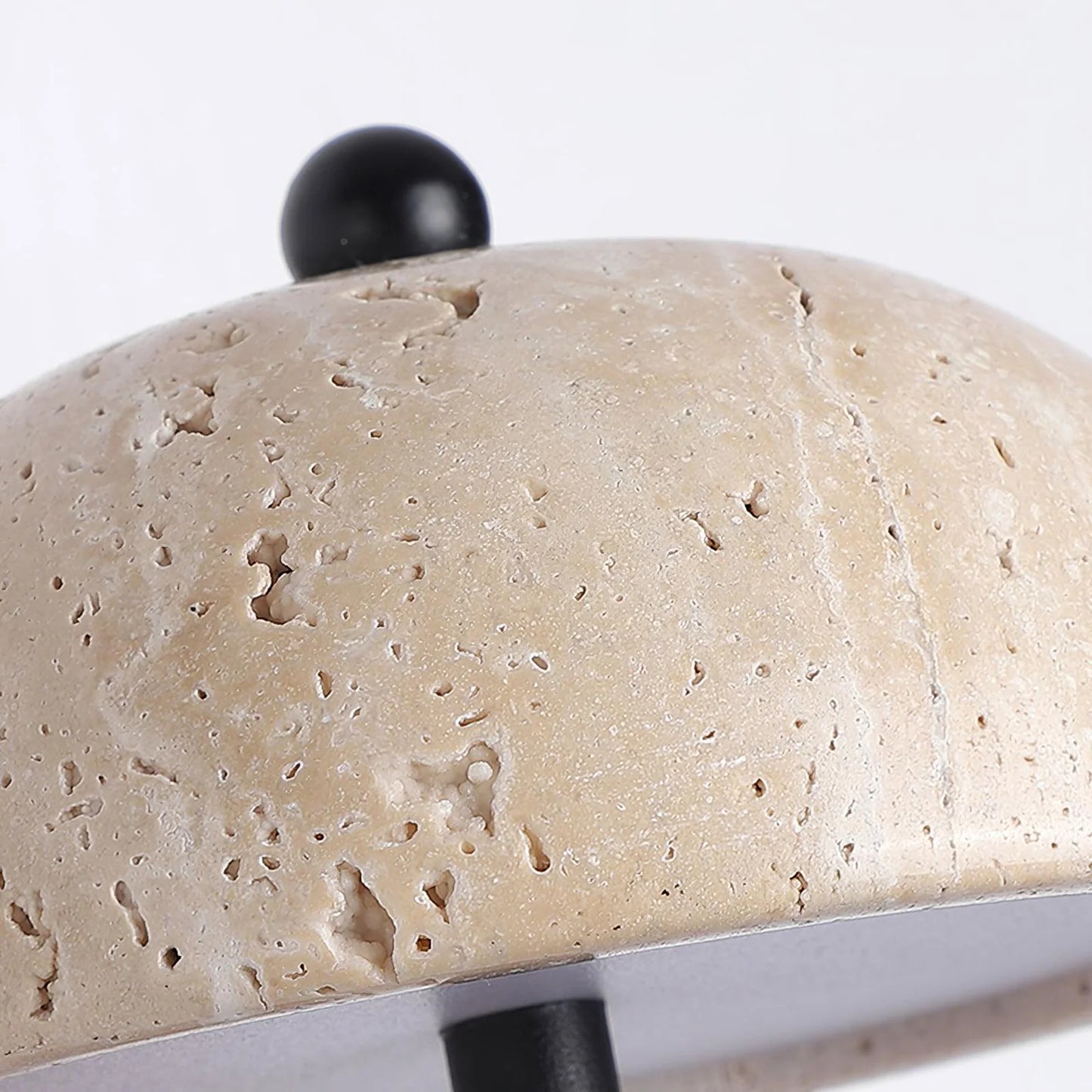 Reverse Travertine Wall Light