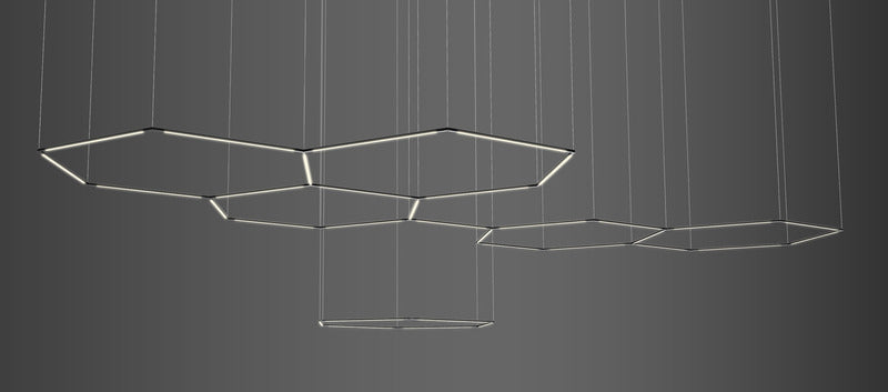 Z-Bar Honeycomb Pendant Light