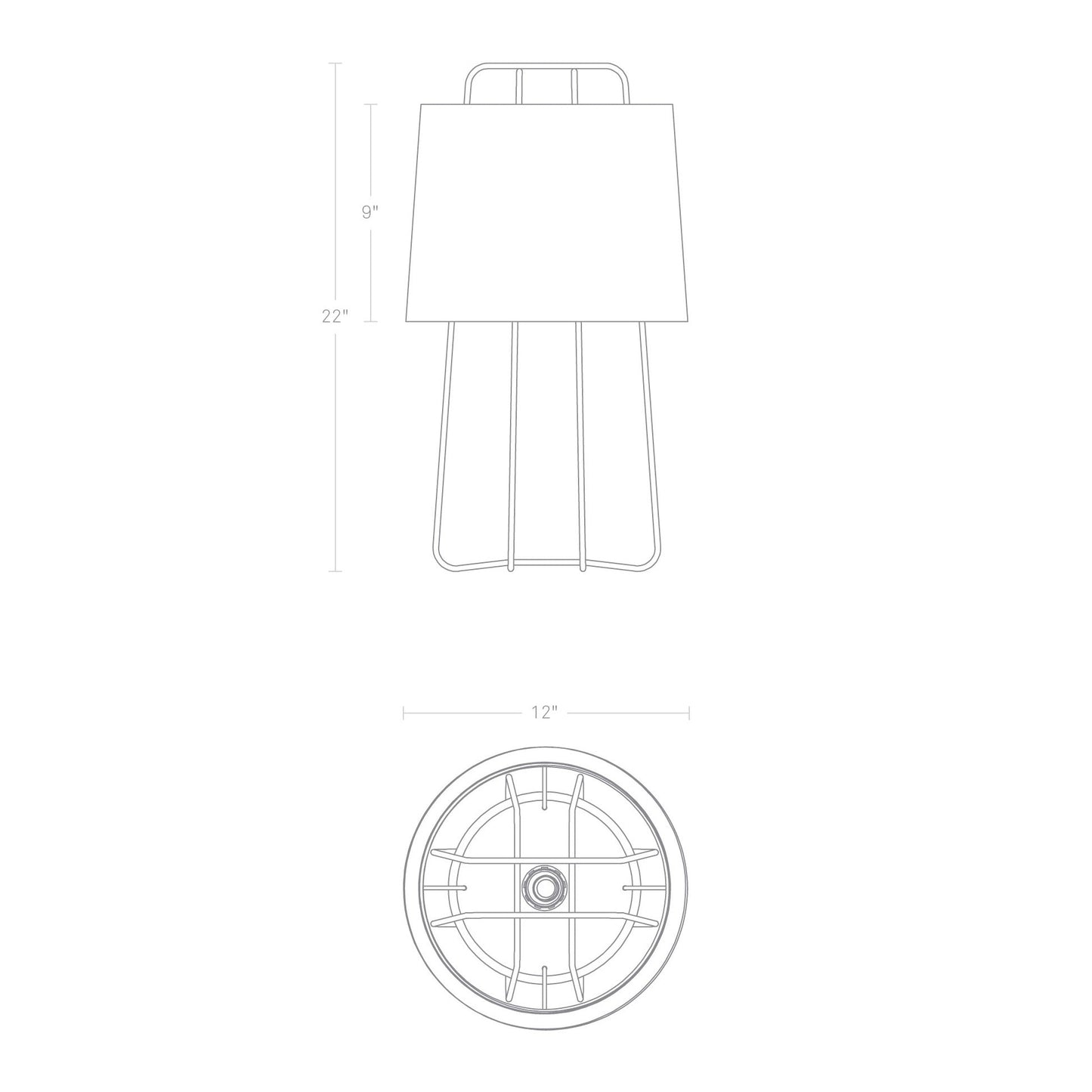 Perimeter Table Lamp