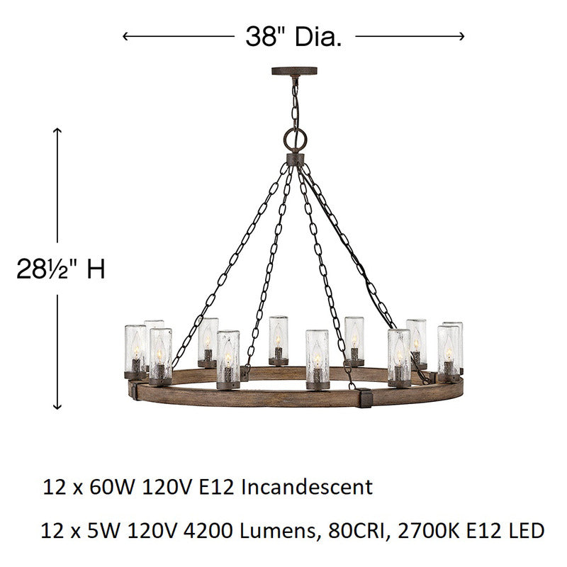 Sawyer Outdoor Chandelier