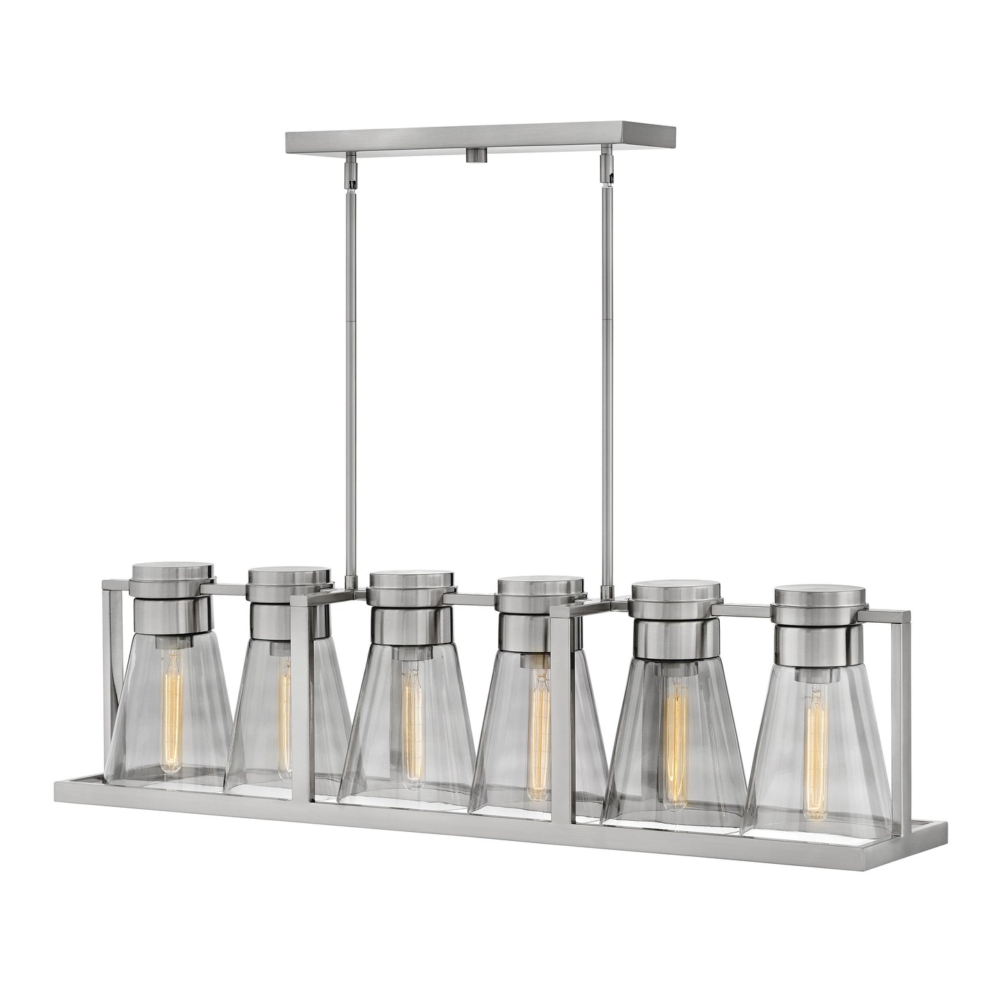 Refinery Stem Hung Linear Chandelier