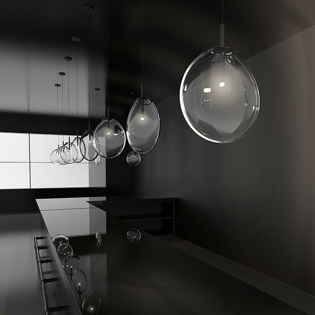 Cantina Three Light Spreader Pendant Light