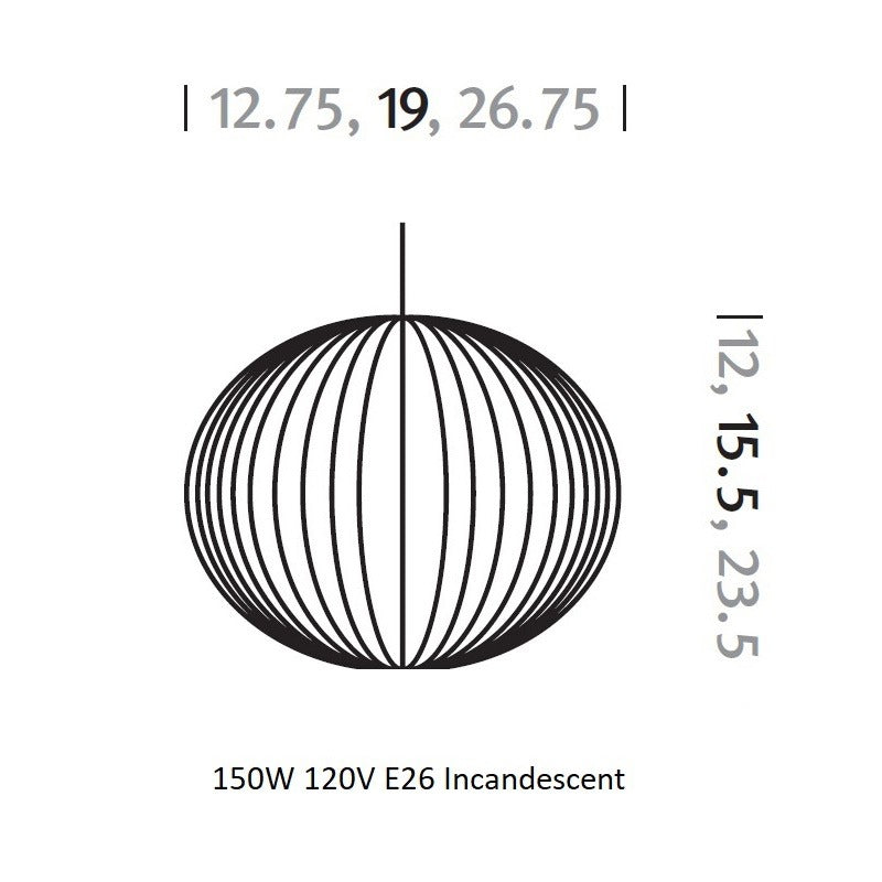 Nelson Ball Bubble Pendant Light