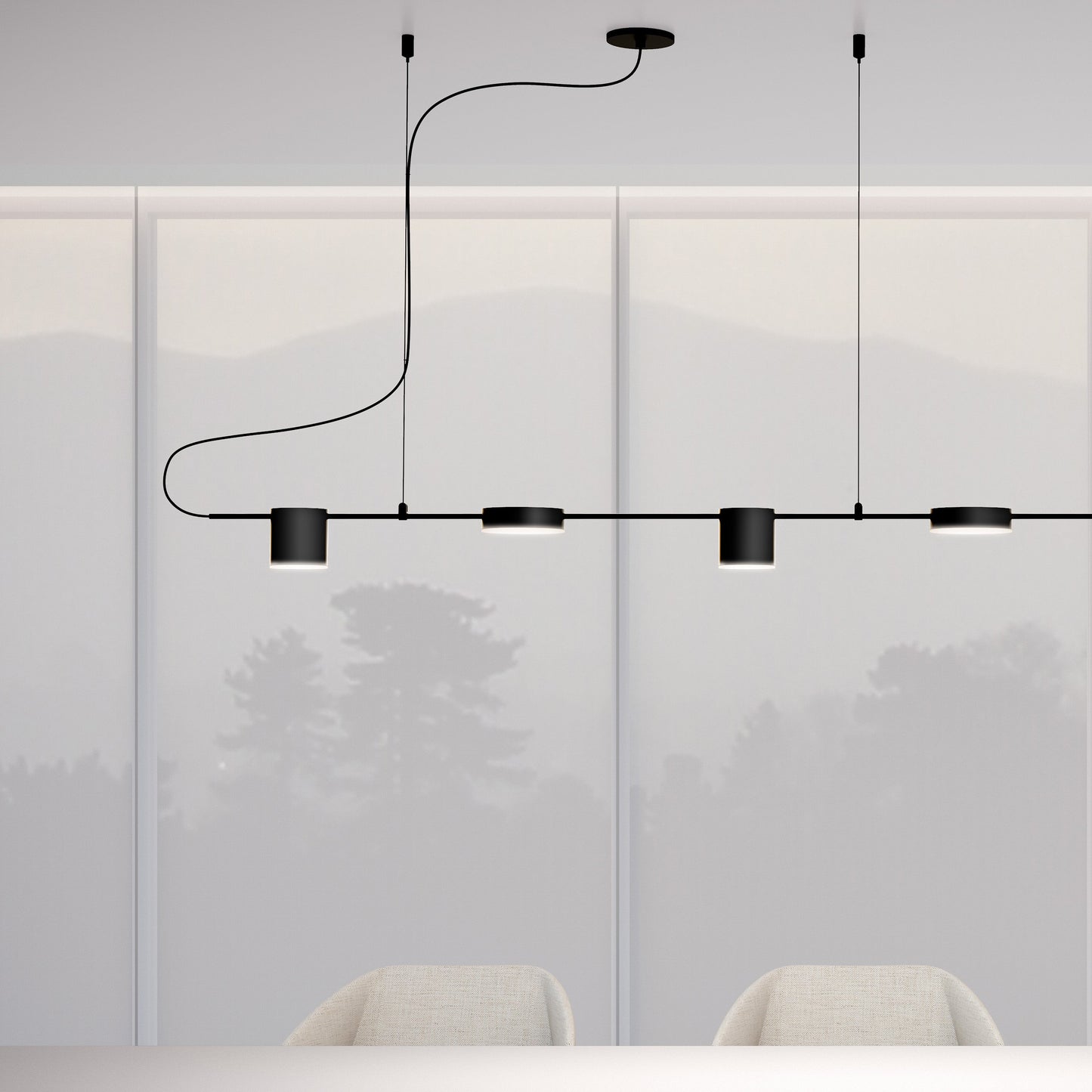 Counterpoint LED Linear Pendant Light