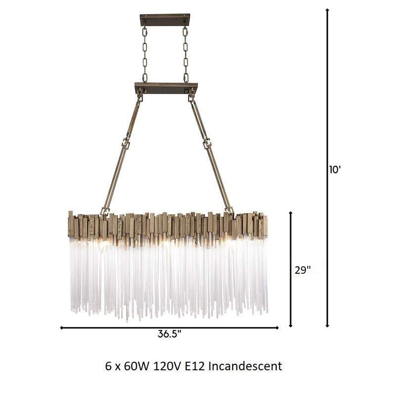 Matrix Linear Pendant Light