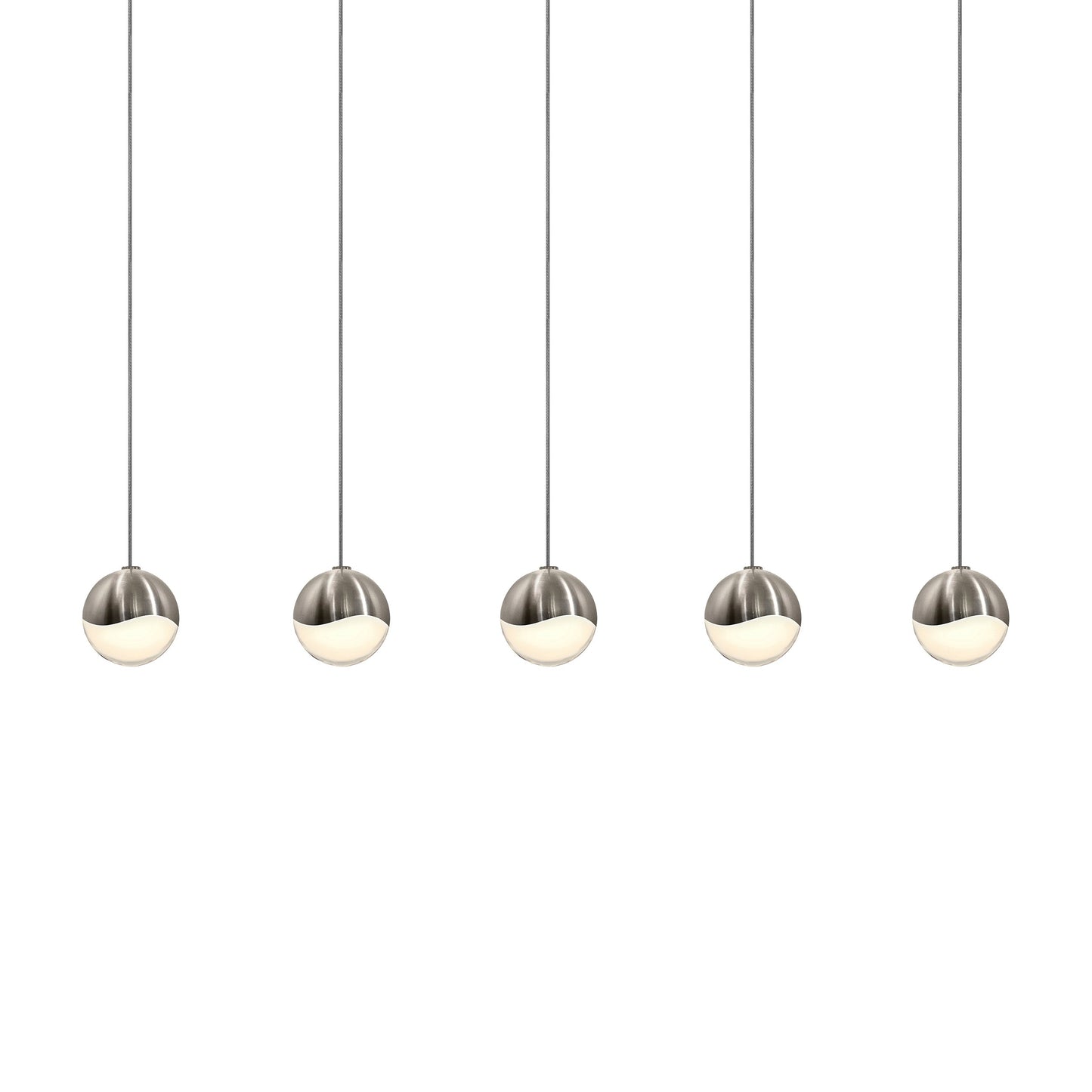 Grapes Five Lights Linear Pendant Light