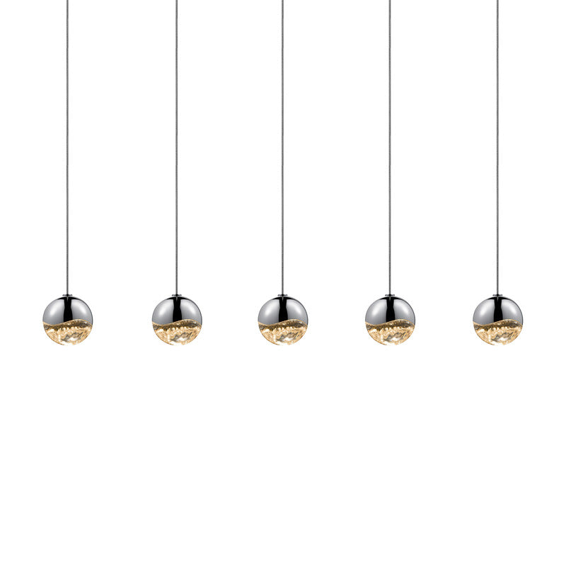 Grapes Five Lights Linear Pendant Light