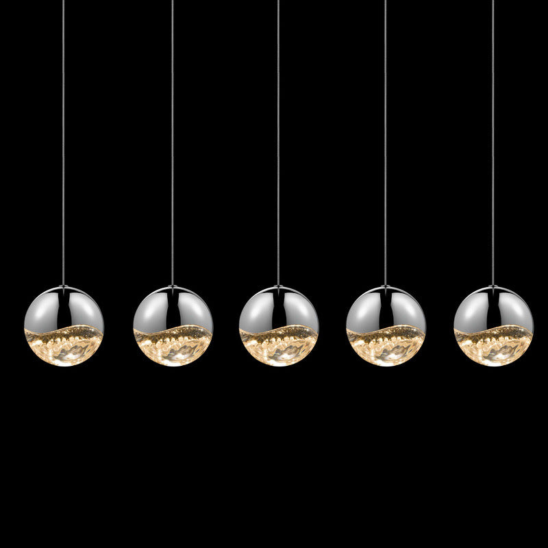 Grapes Five Lights Linear Pendant Light
