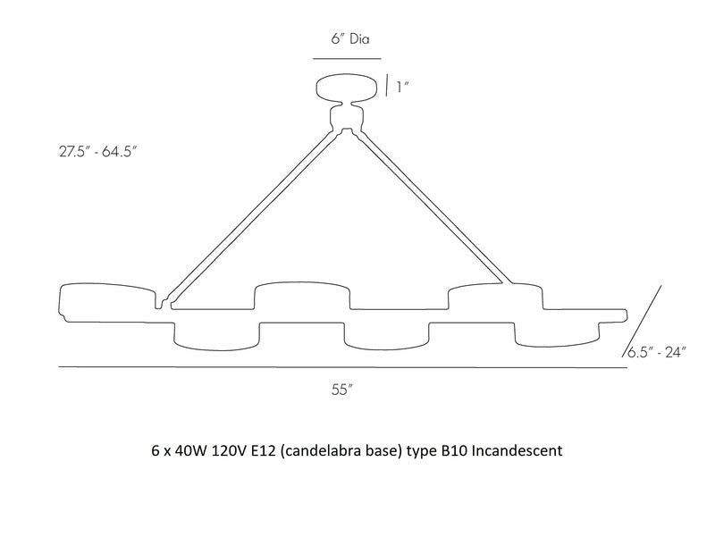 Linus Linear Chandelier