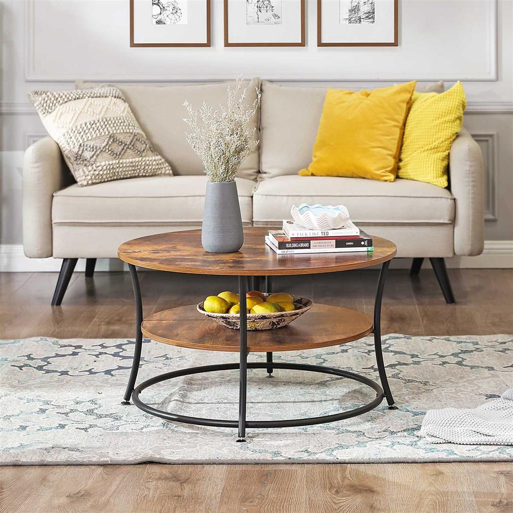 Cocktail Table with Storage Shelf