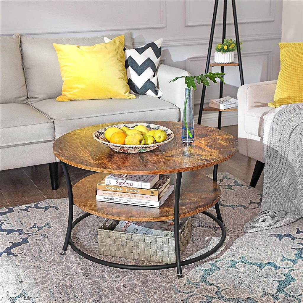 Cocktail Table with Storage Shelf