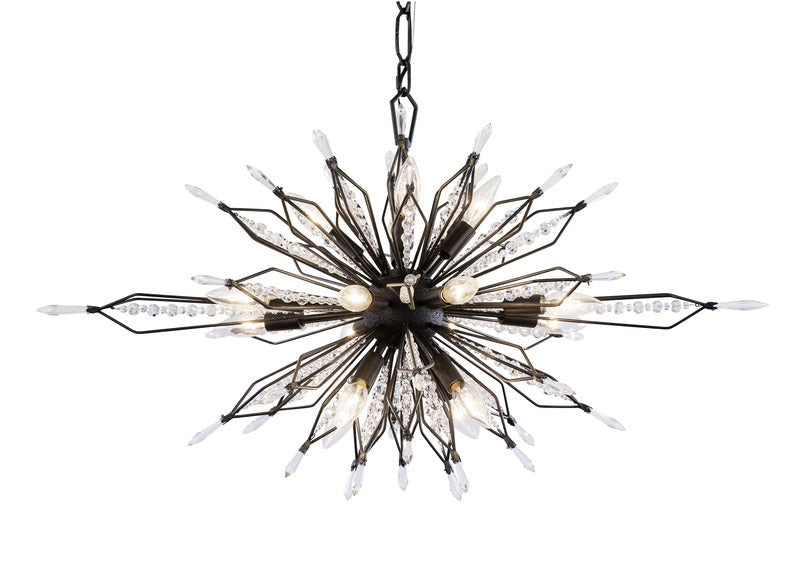 Orbital Oval Linear Pendant Light