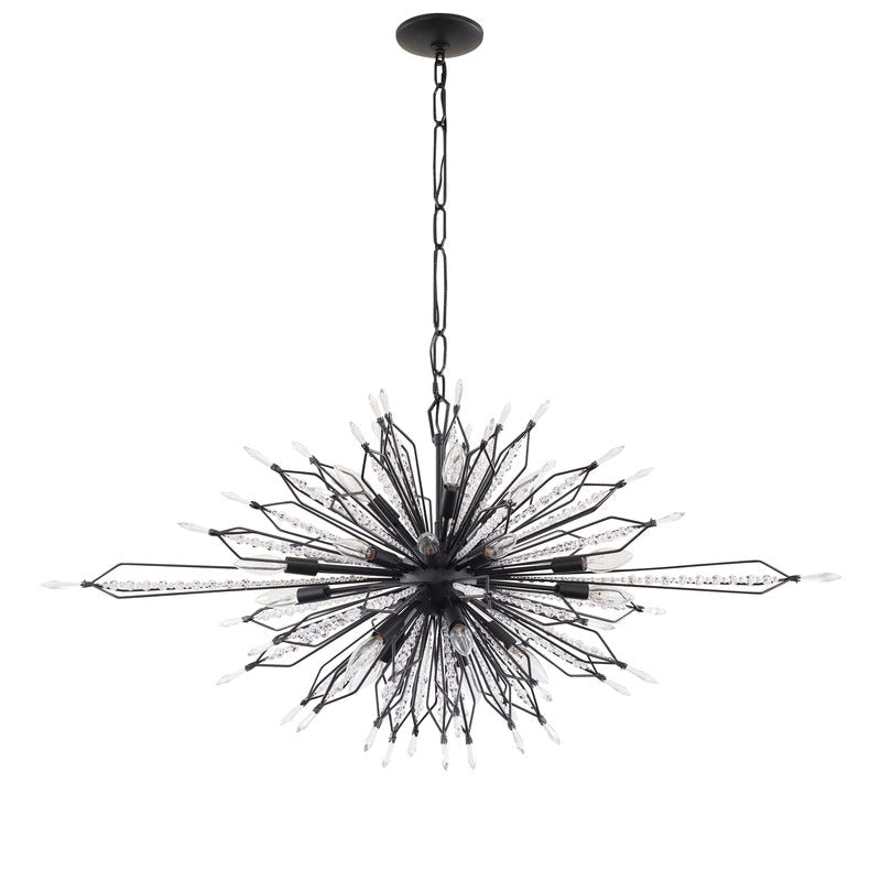 Orbital Oval Linear Pendant Light
