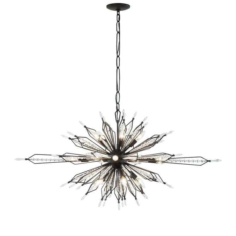 Orbital Oval Linear Pendant Light